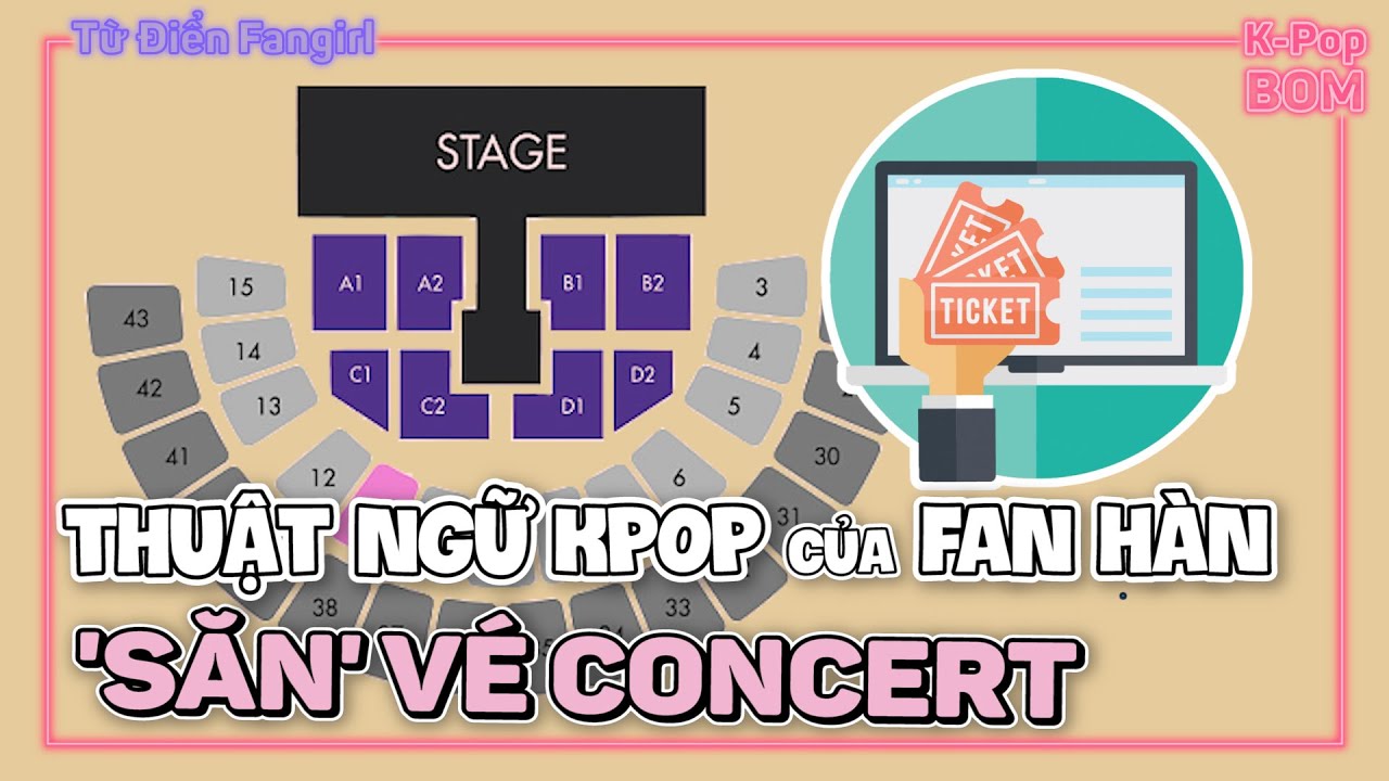 THUẬT NGỮ SĂN VÉ CONCERT CẦN PHẢI BIẾT của FAN HÀN | Từ Điển Fangirl Ep5