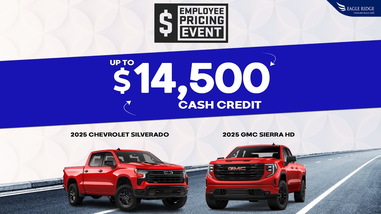 🚨Pay What We Pay during Employee Pricing Event @ Eagle Ridge GM in Coquitlam🚨 