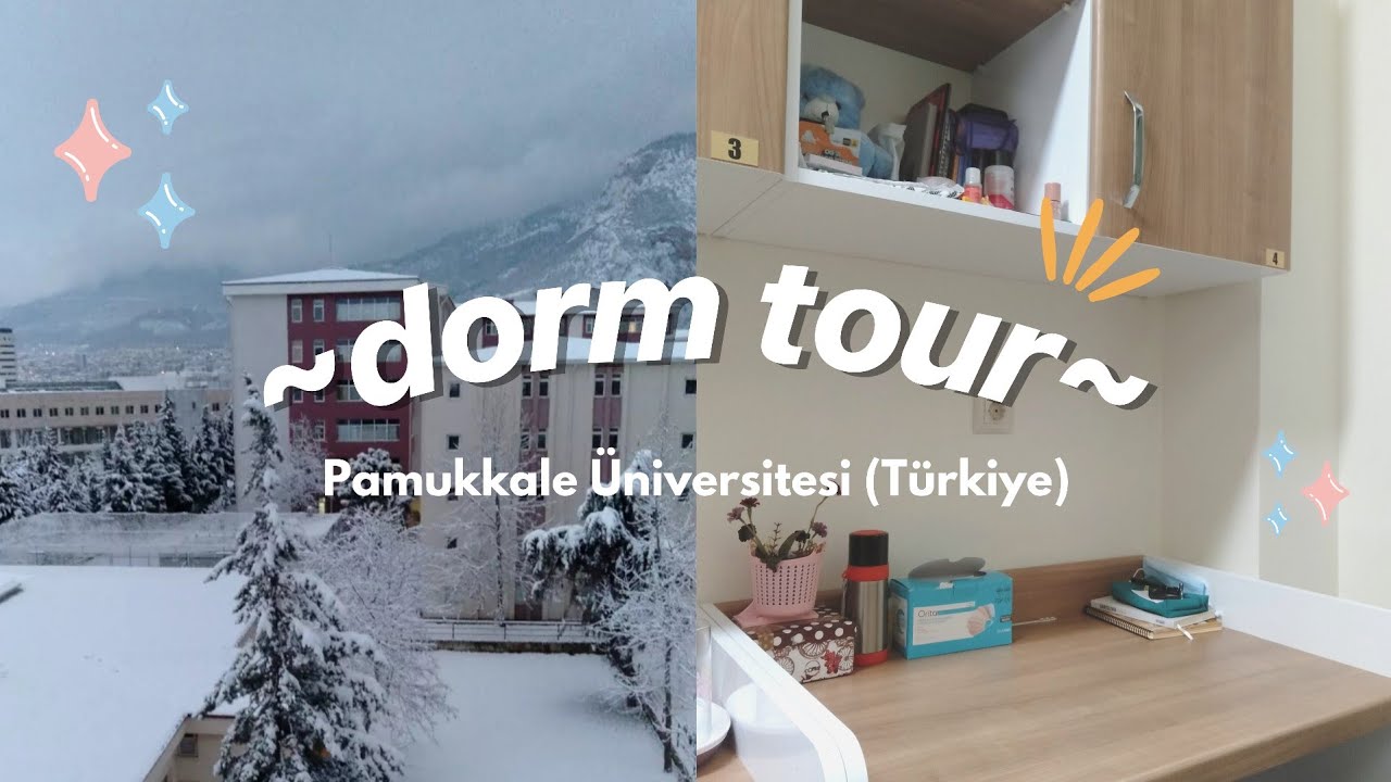 DORM TOUR - Asrama Mahasiswi di Turki (Denizli-Pamukkale KYK Turu)
