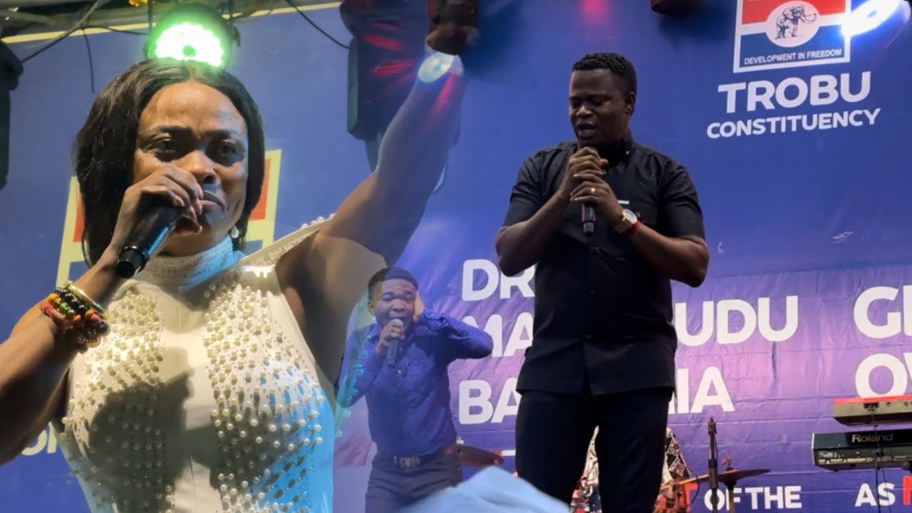 Diana Asamoah and Great Ampong Performed at NPP Trobu Constituency Thanksgiving service