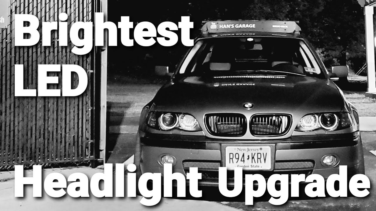 BMW E46 LED headlight upgrade