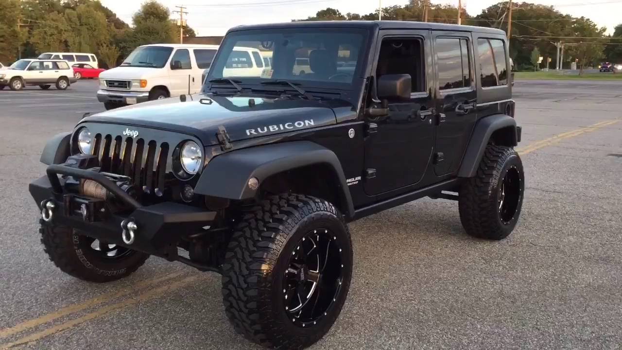 Lifted 2012 Jeep Wrangler Rubicon Unlimited 4x4!