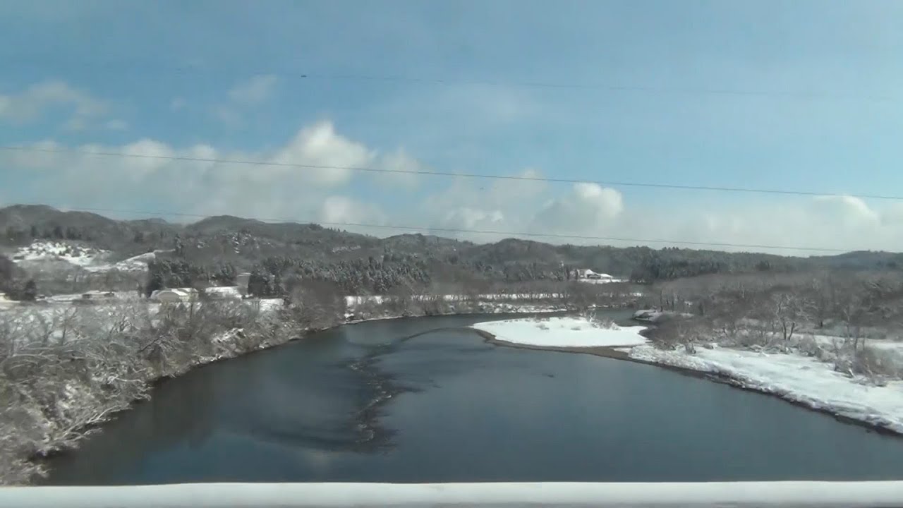 東北新幹線 E5系 やまびこ56号 新花巻→北上 側面展望