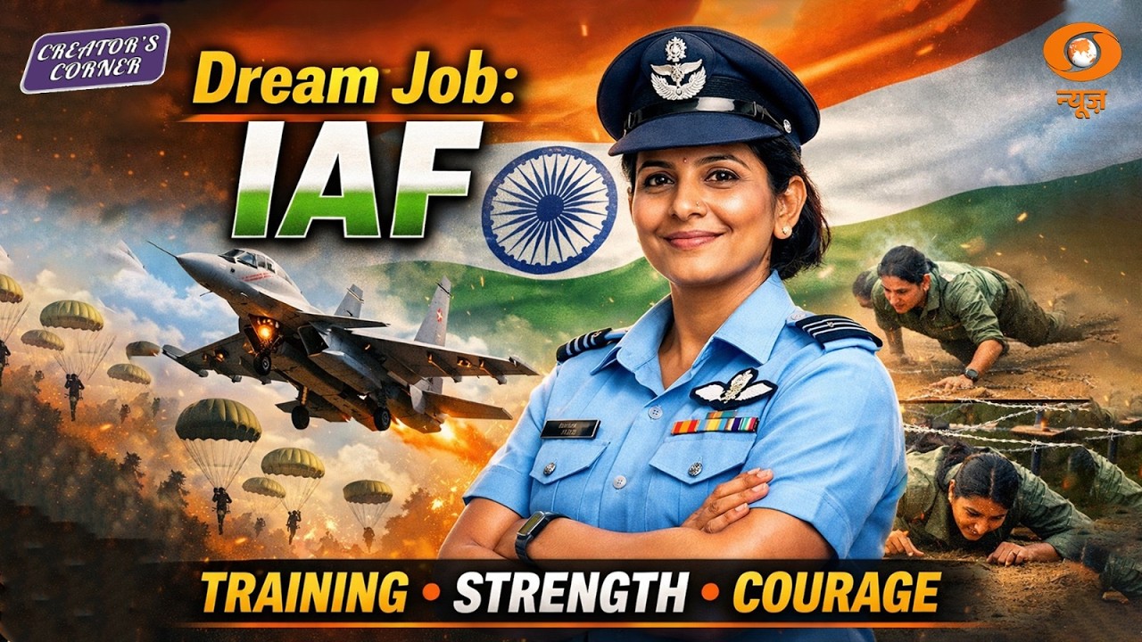Dream Job IAF: How to Build a Career in the Indian Air Force | Creator’s Corner | DD News