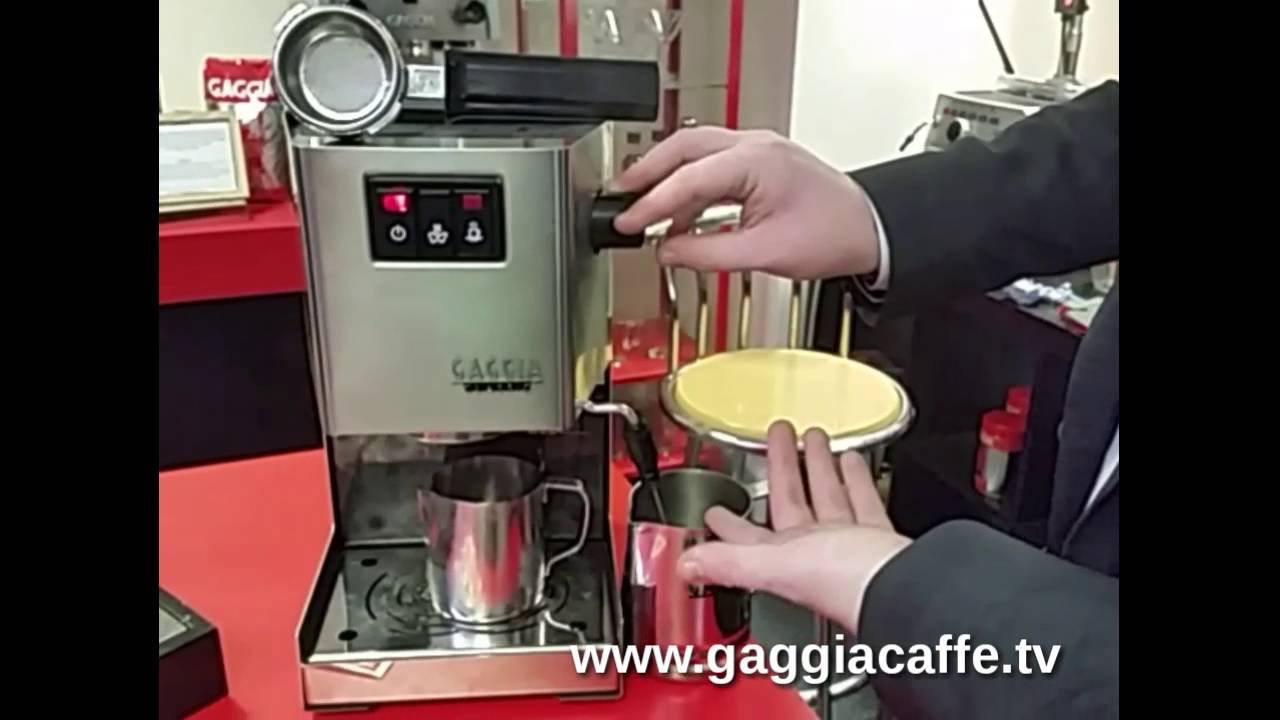 Gaggia Maintenance - Gaggia Caffe TV