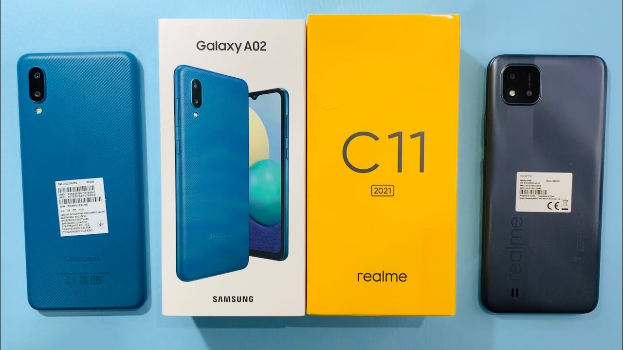 Realme C11 2021 vs Samsung Galaxy A02