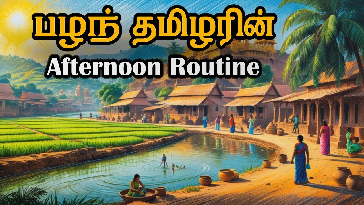 தமிழர்களின் மதியநேரம் 🔆  | Afternoon routine  Ancient Tamil |