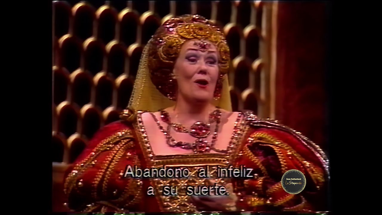 HD VIDEO - Lucrezia Borgia - Act 2 - Joan Sutherland, 1989 Barcelona