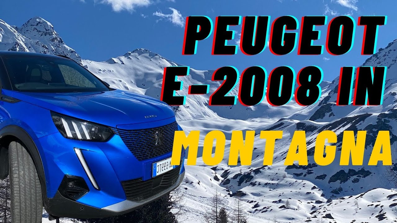 Peugeot E-2008 |  AUTONOMIA e FRENATA RIGENERATIVA in montagna | Bormio-Livigno-Bormio