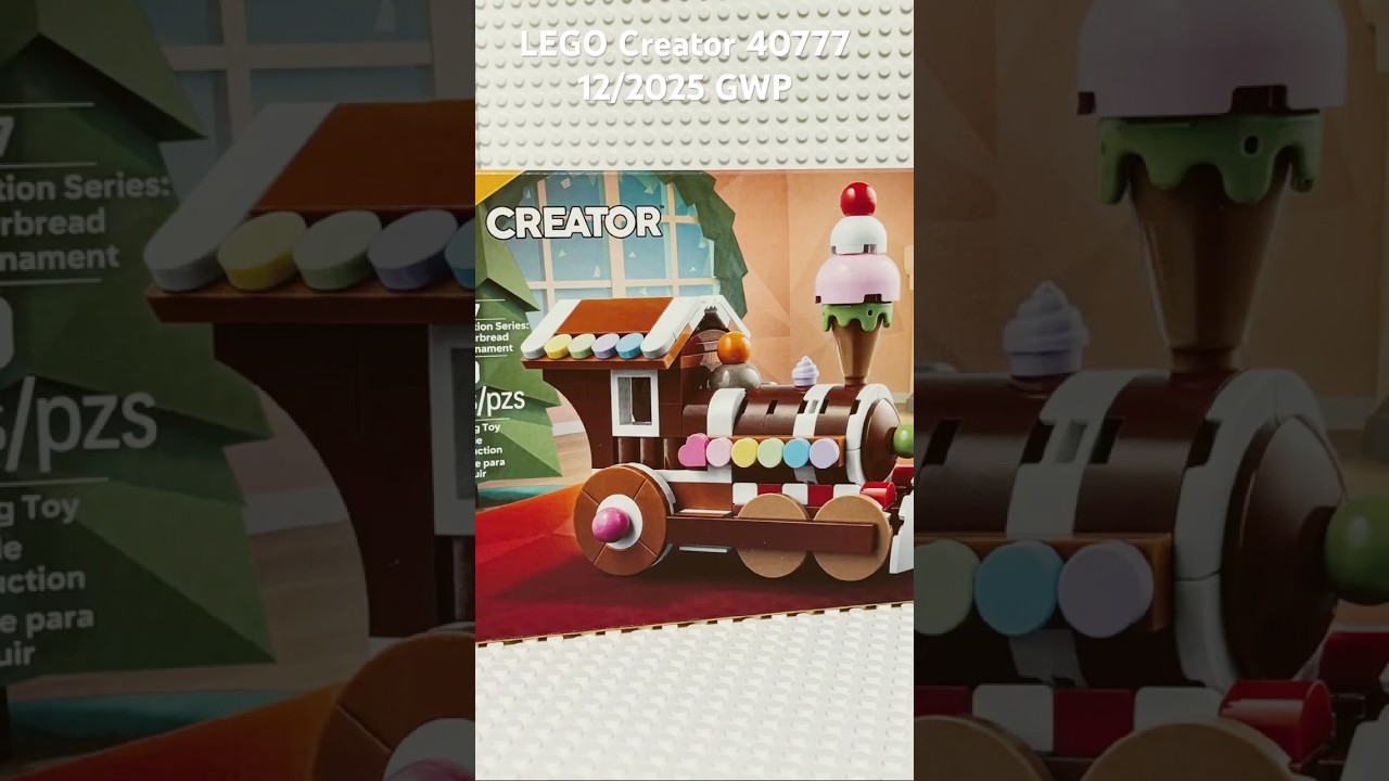 LEGO Creator 40777 Piernikowy pociąg Grudzień 2025 GWP