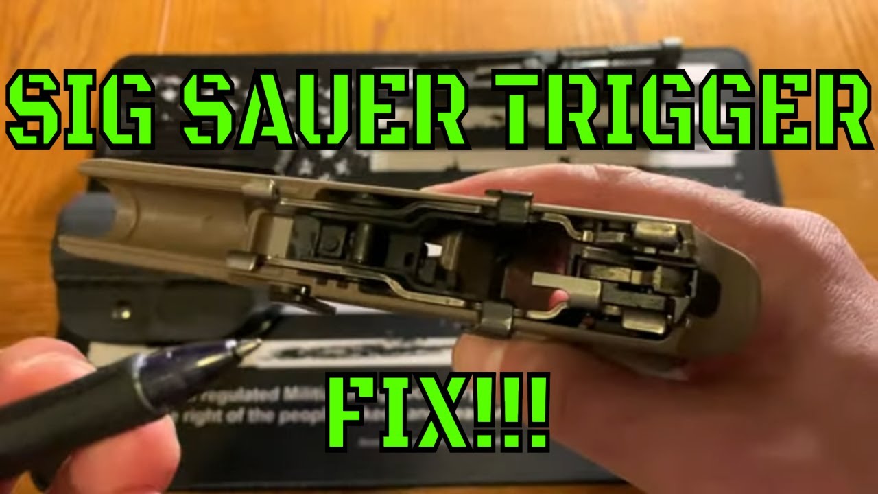 Sig P320 Trigger Fix: They Fixed The Drop Issue