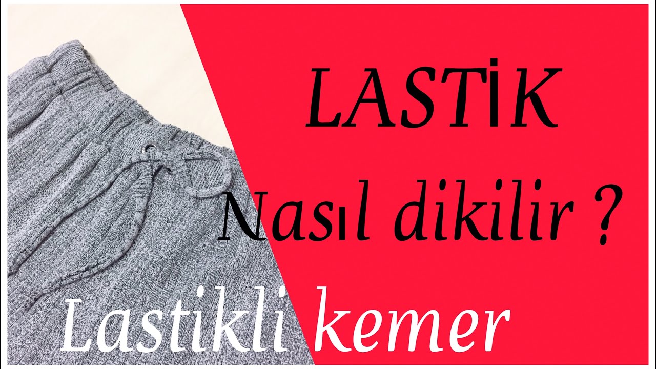 LASTİK NASIL DİKİLİR /LASTİKLİ KEMER ..how to sew waist elastıc  #lastiklıkemernasıldikilir