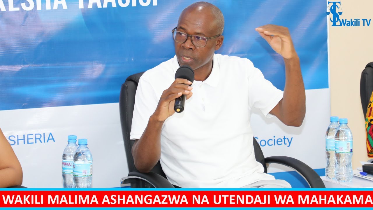Wakili Malima: Tatizo siyo Polisi wala DPP bali ni Mahakama zetu