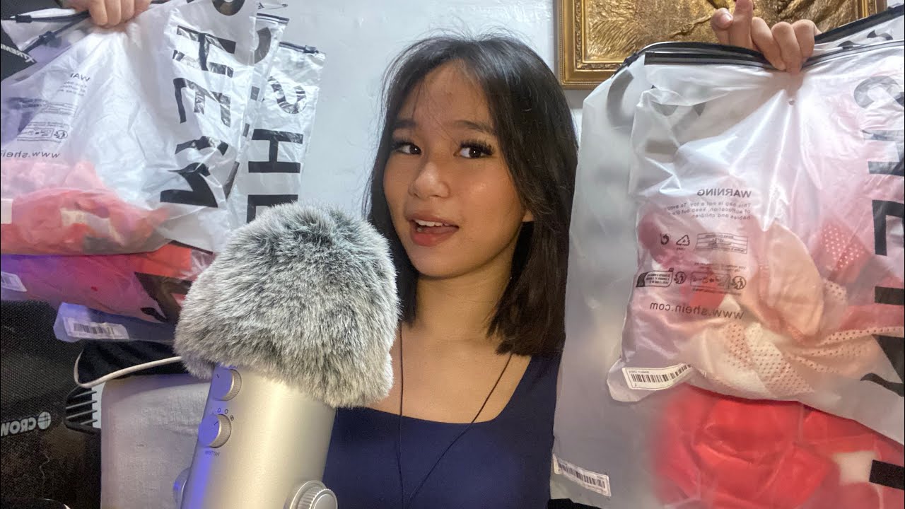 ASMR SHEIN TRY-ON HAUL (fabric scratching, outfit inspo)