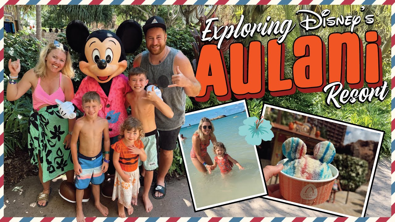 Видеоблог о курорте Disney Aulani 🌺 Исследуем курорт, пляж, бассейны, еду и многое другое!