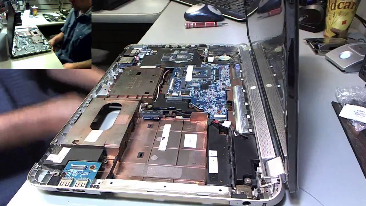 HP DV7-6b75nr CPU Fan Replacement / Disassembly / Reassembly