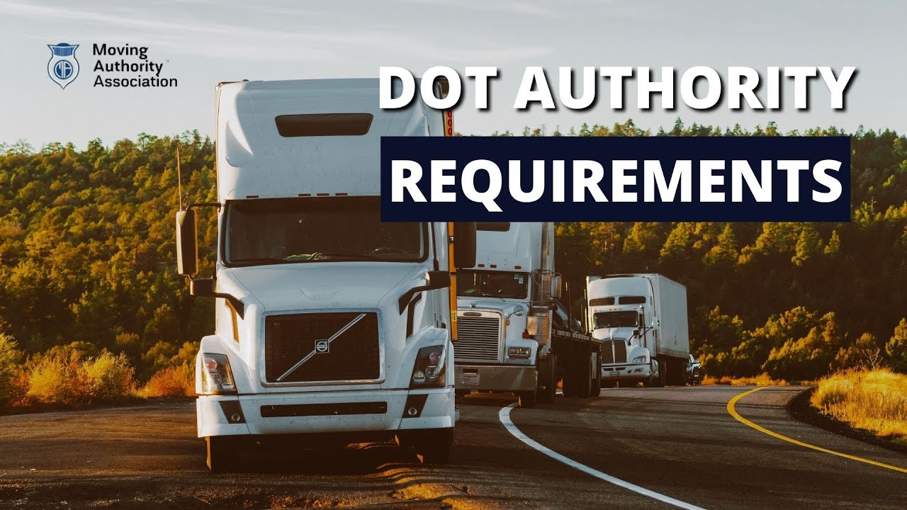 DOT Authority Requirements ⛟ 📦 Having Your Own Operating Authority You The Government's Permission.