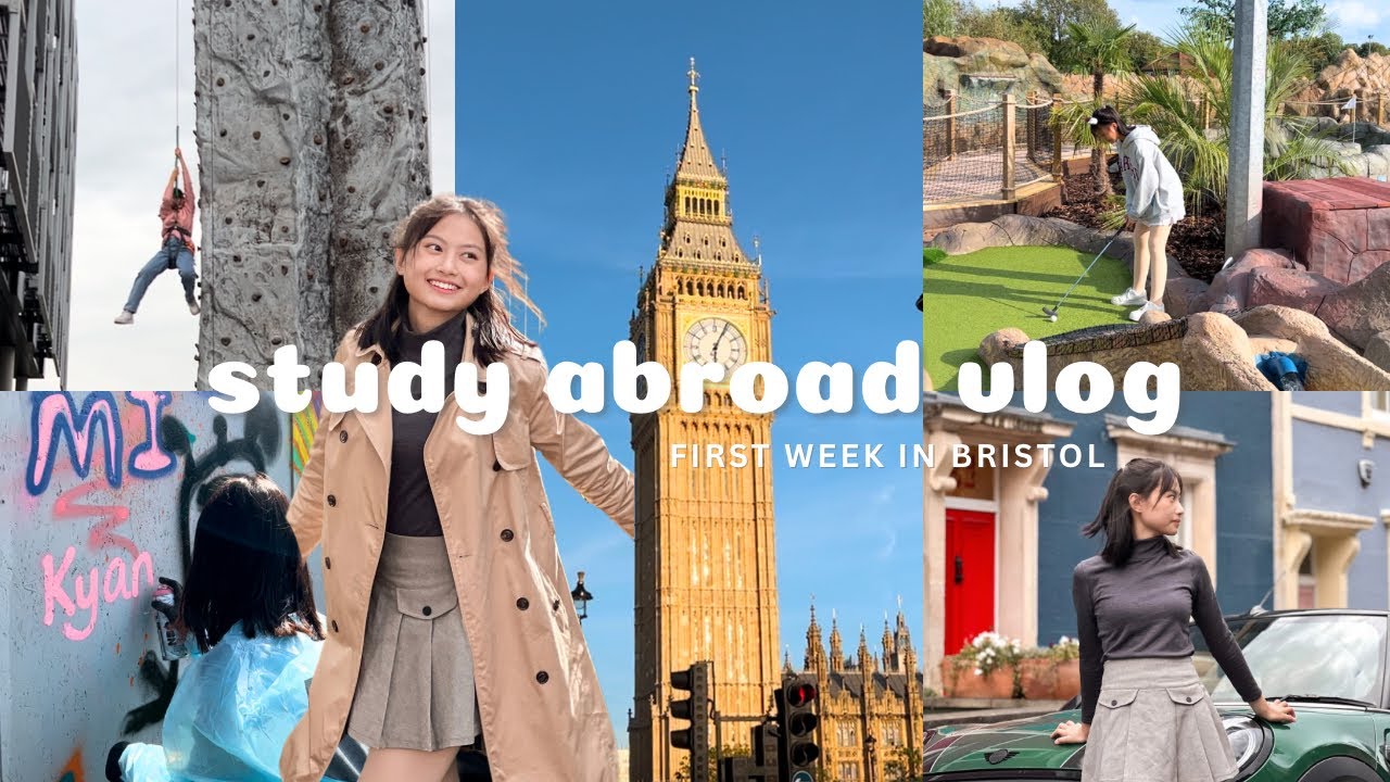 VLOG 07 |🏡UWE student village accommodation tour, 🇬🇧UK study abroad life🎠☁️