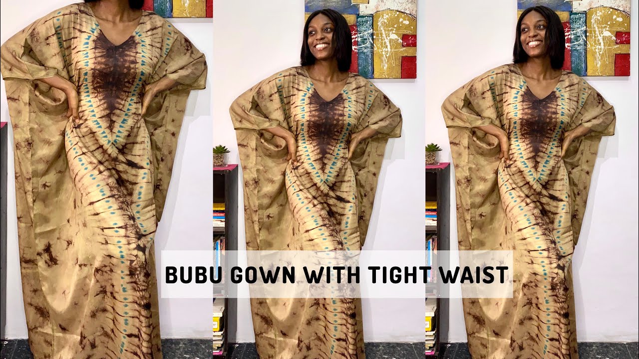 HOW TO cut and sew a BUBU GOWN with invisible band| BEGINNER FRIENDLY