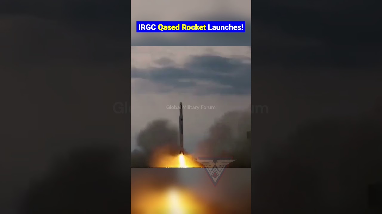 Iran Launches Qased Space Rocket