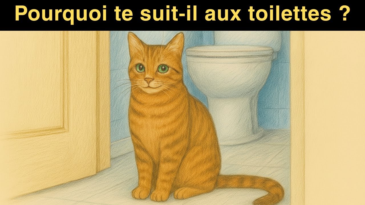 Si ton chat te suit aux toilettes, voilà ce que ça veut dire !