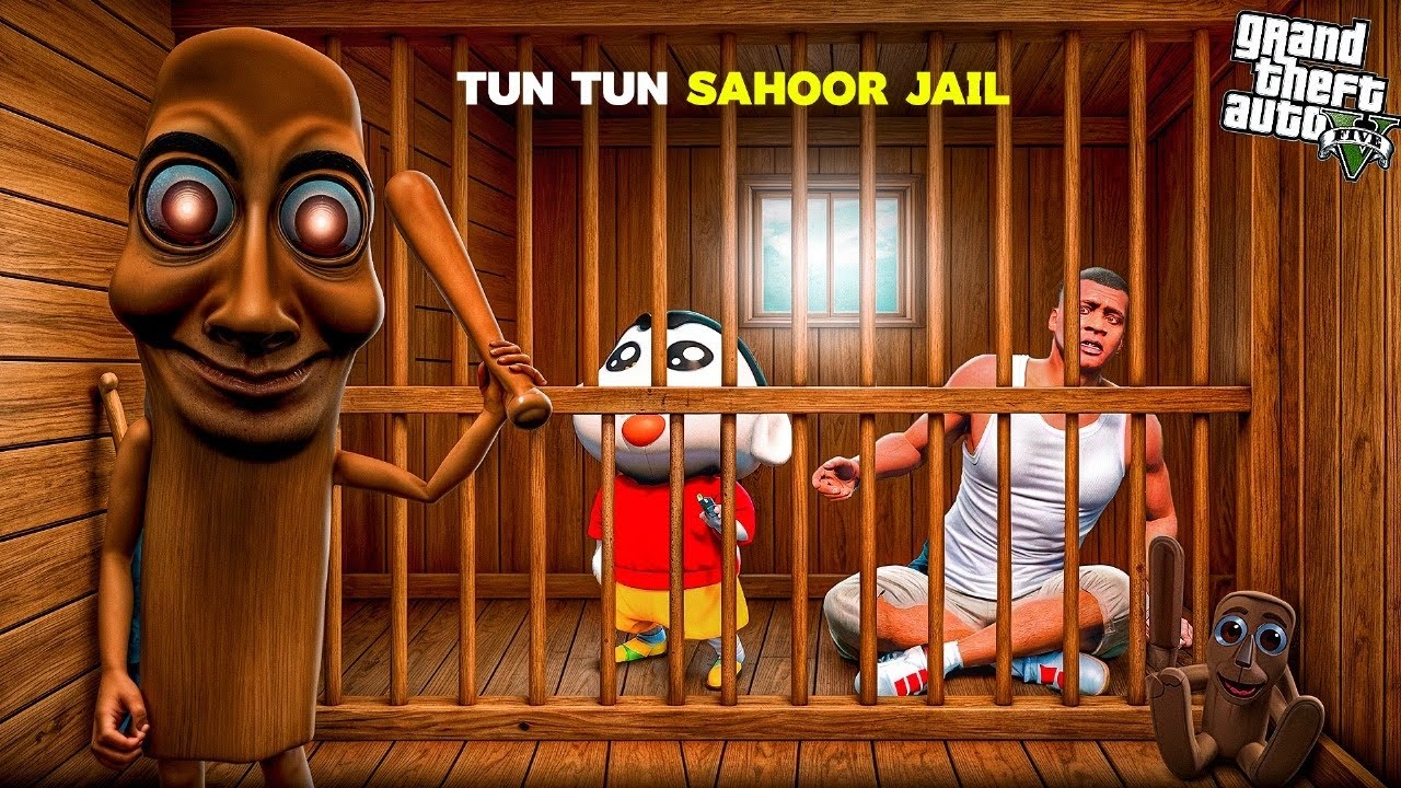 Franklin & Shinchan Hunted by Tun Tun Sahoor in GTA 5