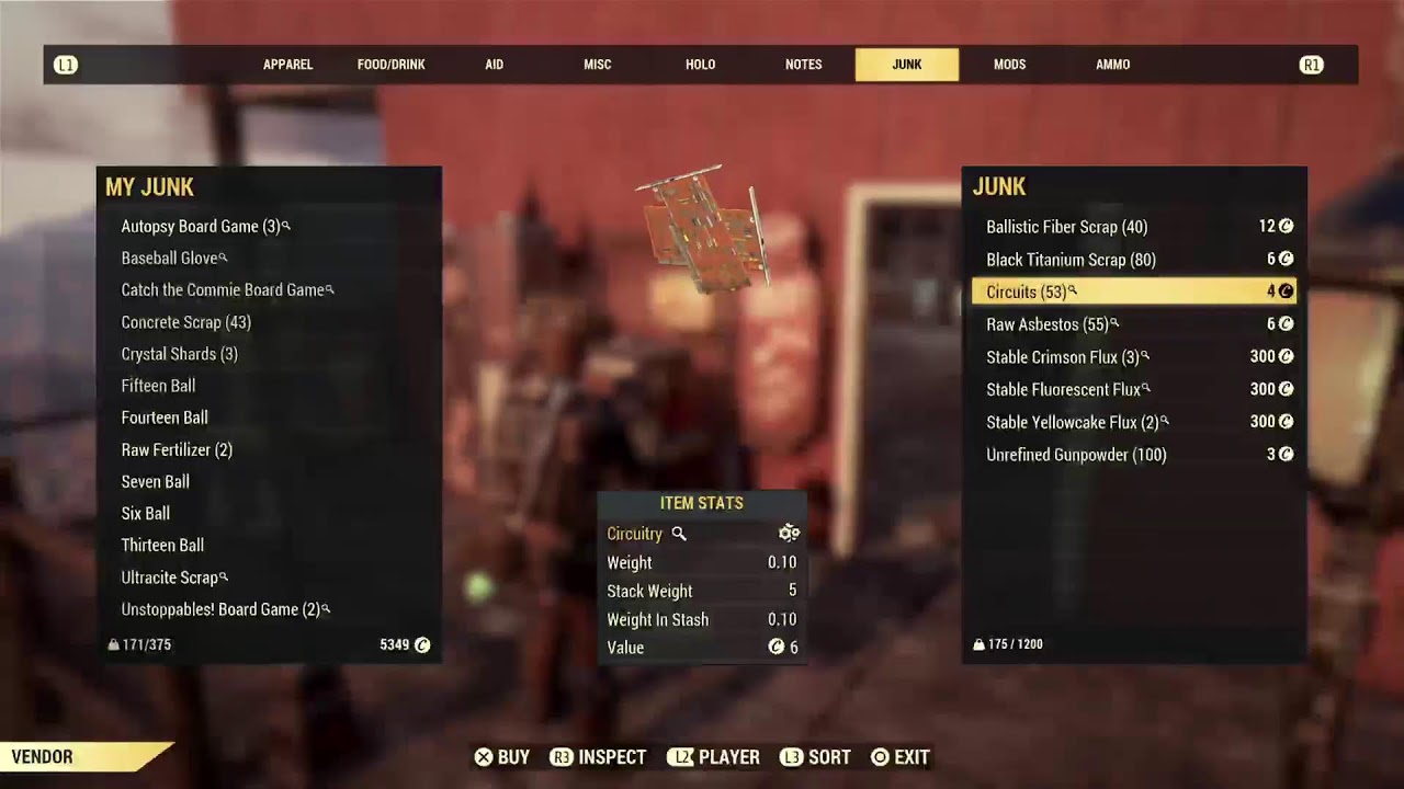 Fallout76 continue grinding on fresh Life of the man