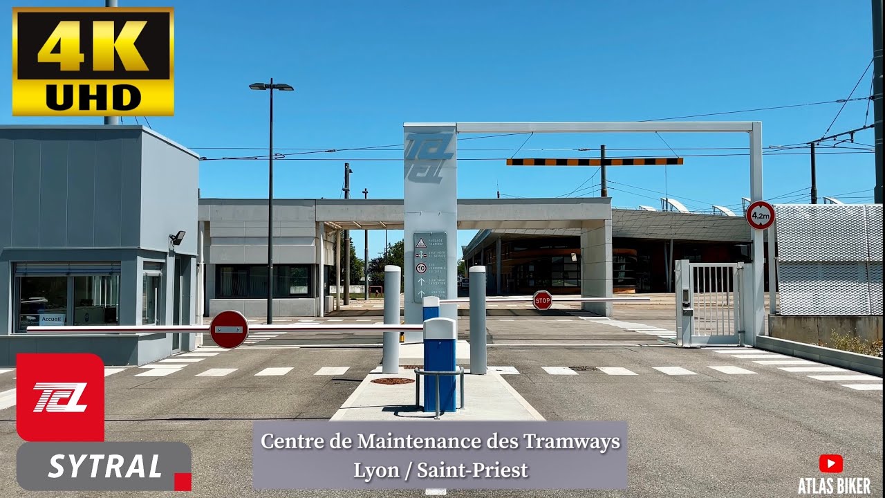 Sortie du dépôt, CDM Lyon / St-Priest, Tramway T1,  ￼[1/2]