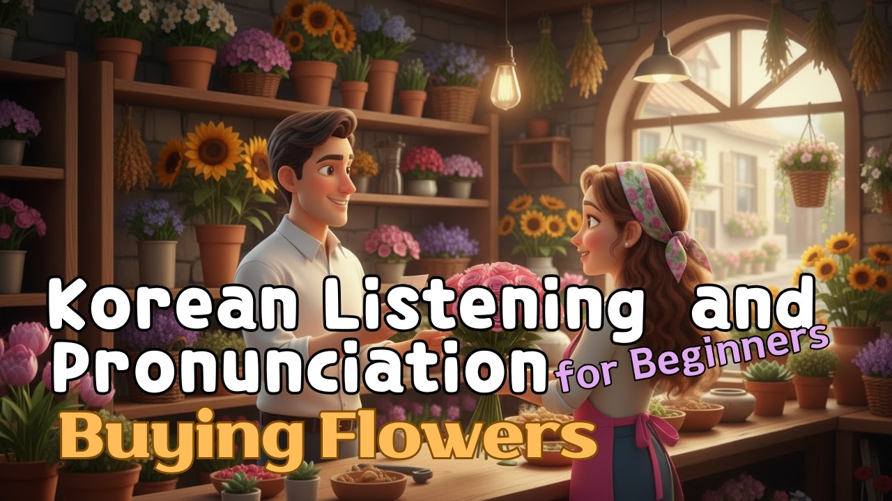 Buying Flowers : Korean Listening and Pronunciation for Beginners