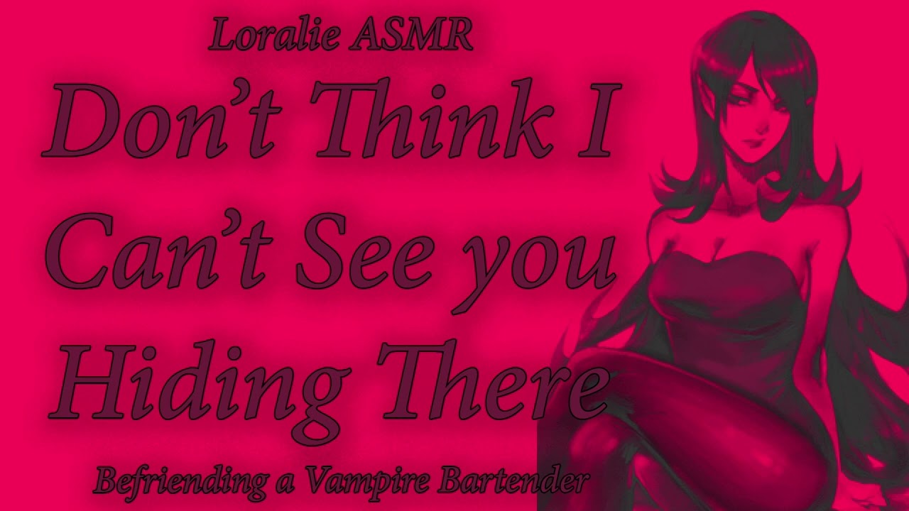ASMR Chatting With a Vampire Bartender F4A