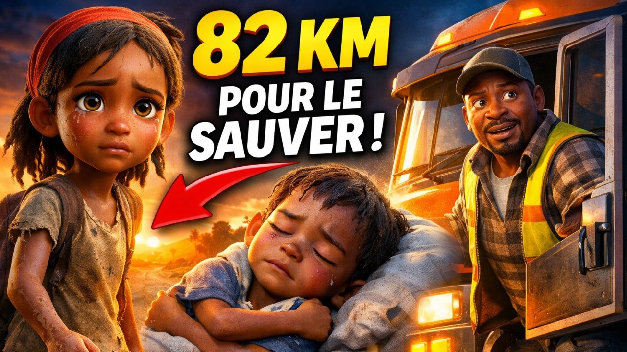 Une fillette de 12 ans marche 82 km pour sauver son frère mourant… Ce routier change leur destin