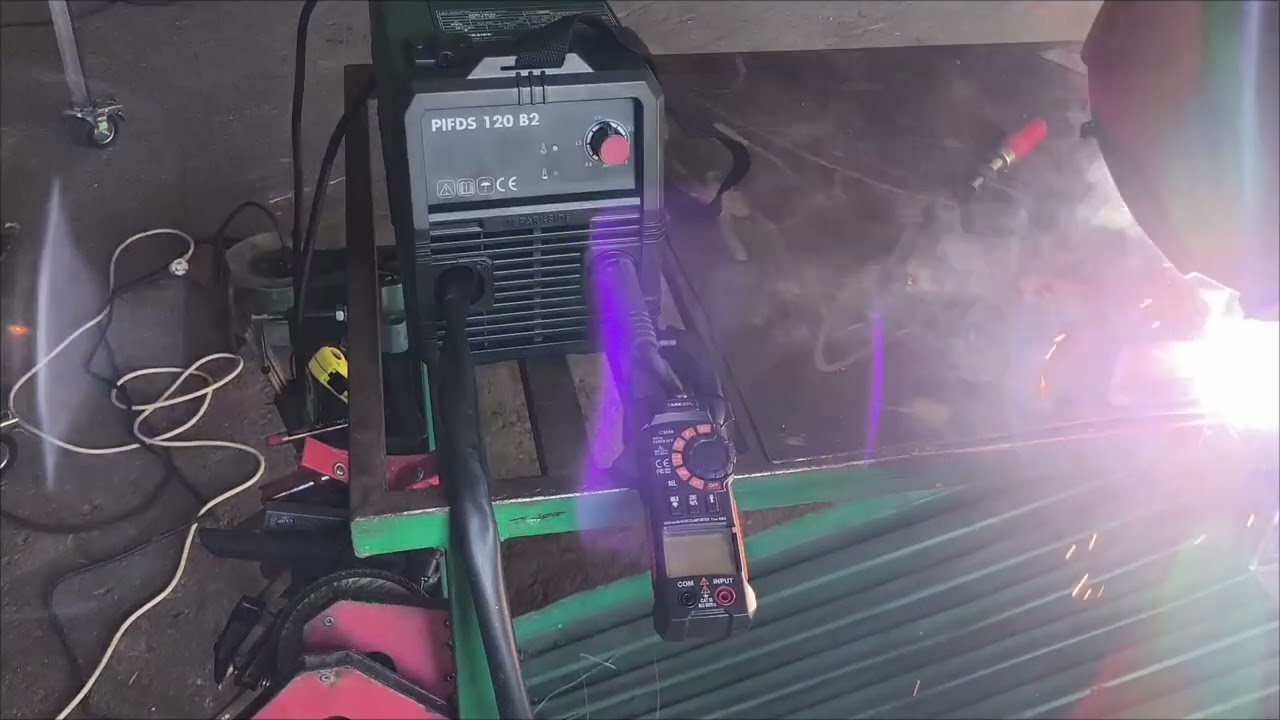 Pruebas de la máquina de soldar hilo tubular del Lidl, Parkside PIFDS 120 B2. Parte 2