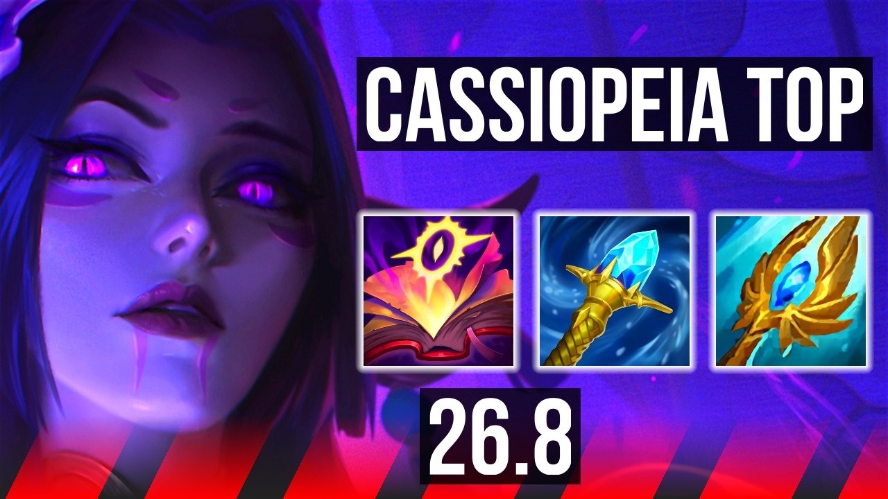 CASSIOPEIA vs DARIUS (TOP) | 41K damage | KR Master | 26.8