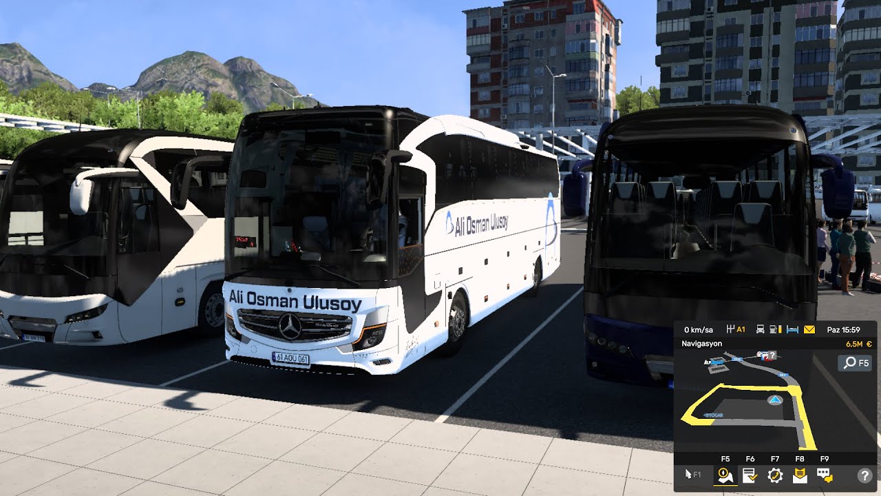 ORDU'DAN HOPA'YA UZANDIK. KARADENİZ SAHİL YOLU MÜTHİŞ! #yolcudurarda #otobüs #aliosmanulusoy #ets2