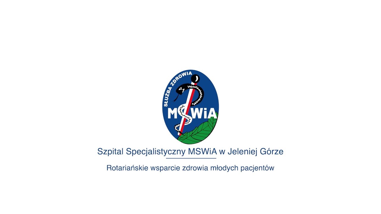 Szpital MSWiA w Jeleniej Górze- Rotariańskie wsparcie zdrowia młodych pacjentów