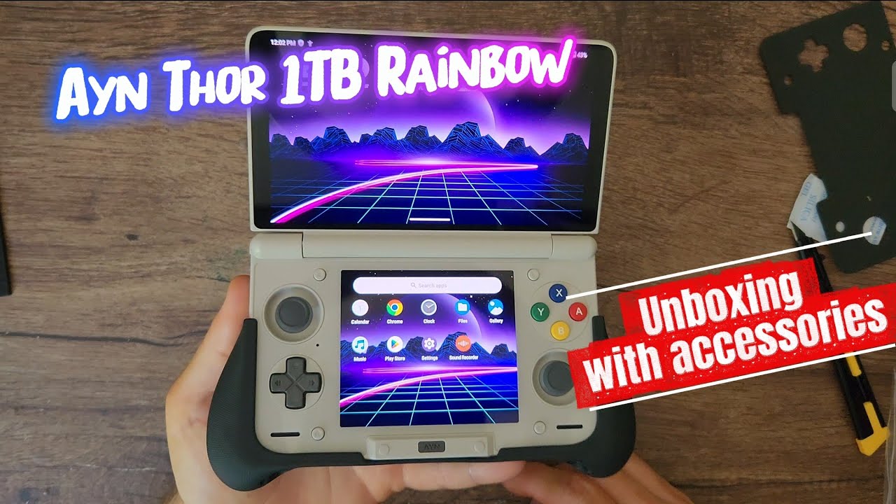 Ayn thor 1tb rainbow unboxing!