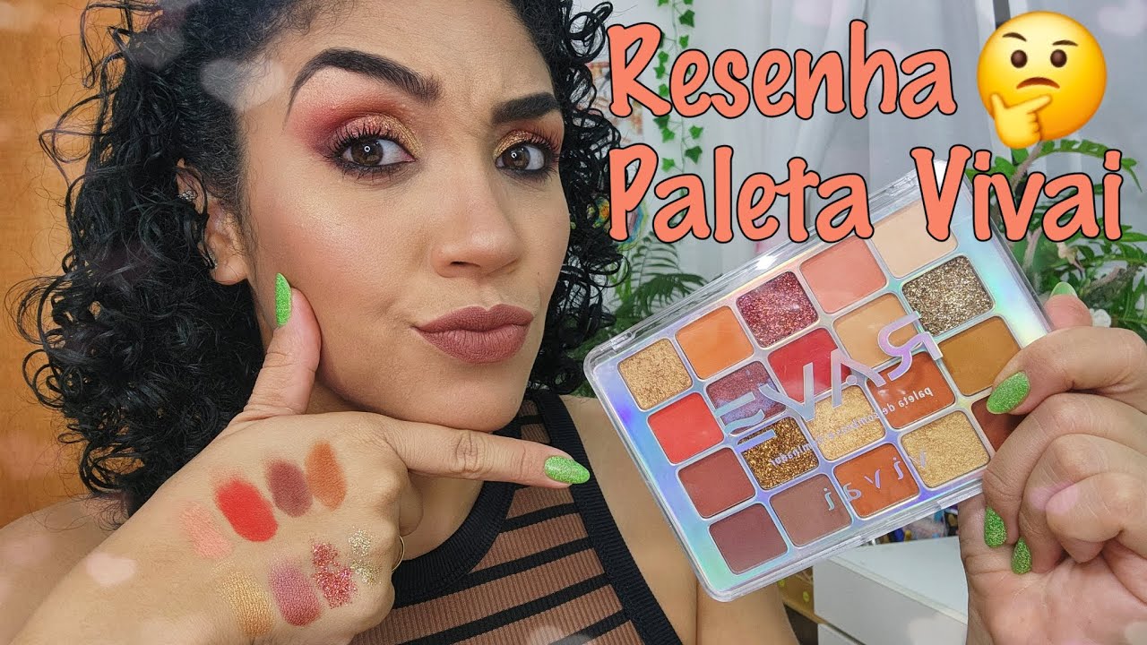 Resenha Paleta Vivai Rave  #makeup #resenha #vivai
