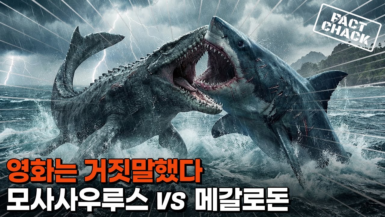모사사우루스 바다의 제왕인가? 미친 폭군인가?