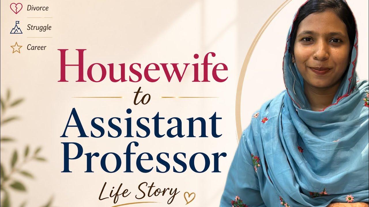 Divorced, Broken&hellip; Now Assistant Professor | My Journey | How I Became an Assistant Professor