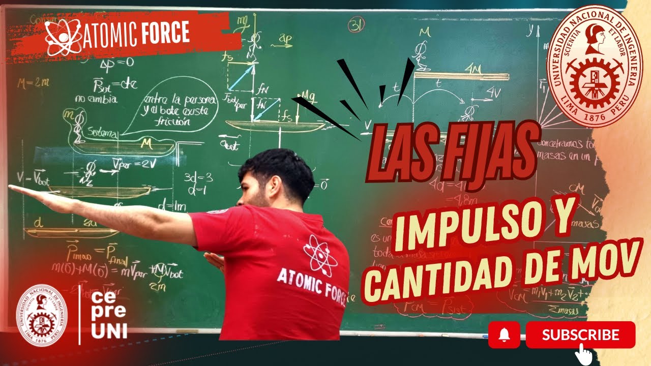 🔴LAS FIJAS: IMPULSO Y CANTIDAD DE MOVIMIENTO📚💪