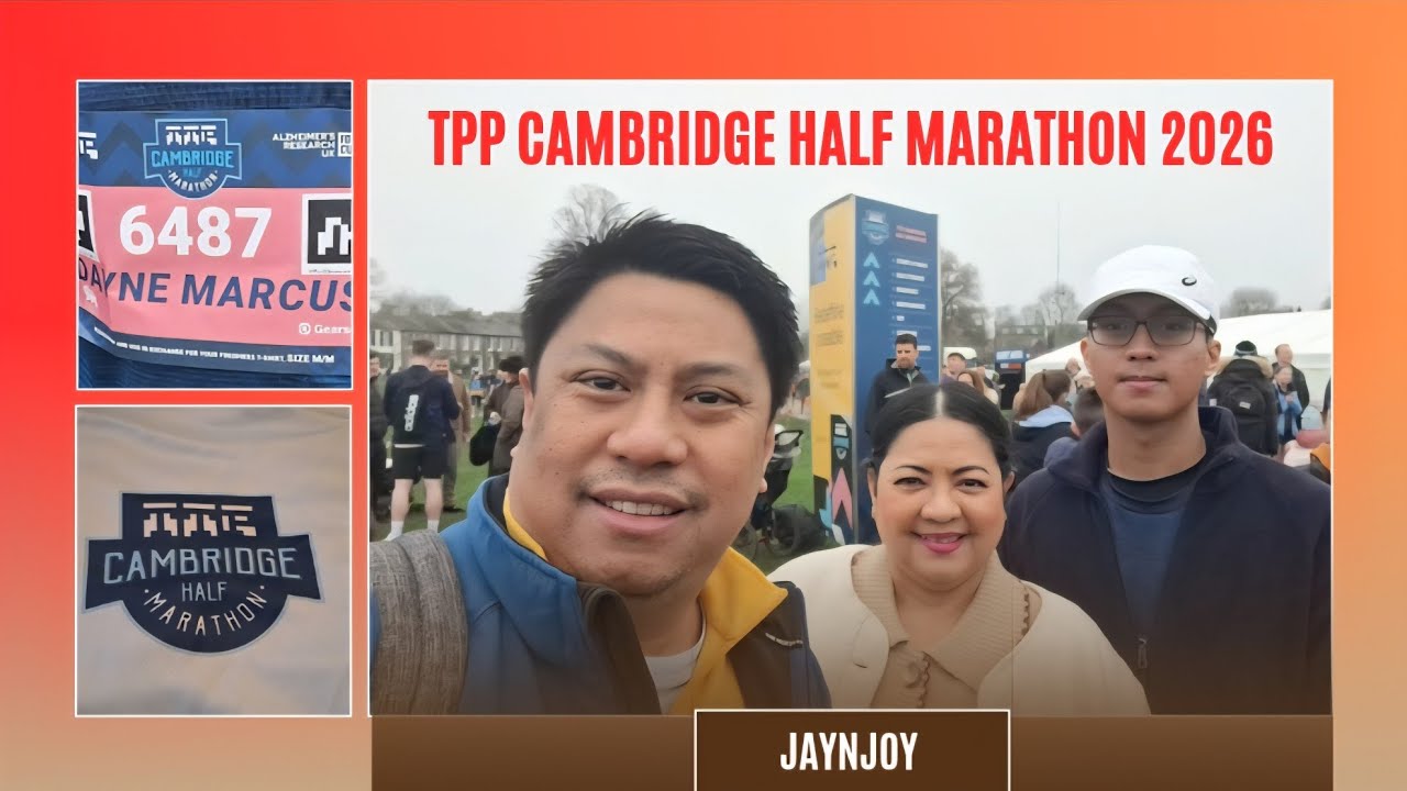 CAMBRIDGE HALF MARATHON 2026 || Our son joined the TTP Cambridge Half Marathon @jaynjoy vlog 731