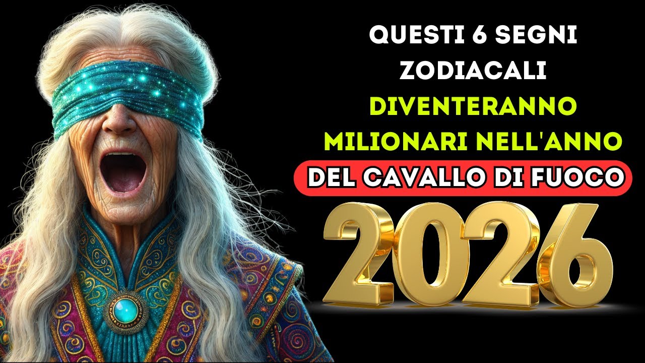 Baba Vanga ha predetto: questi 6 segni zodiacali diventeranno milionari nell'Anno del Cavall...