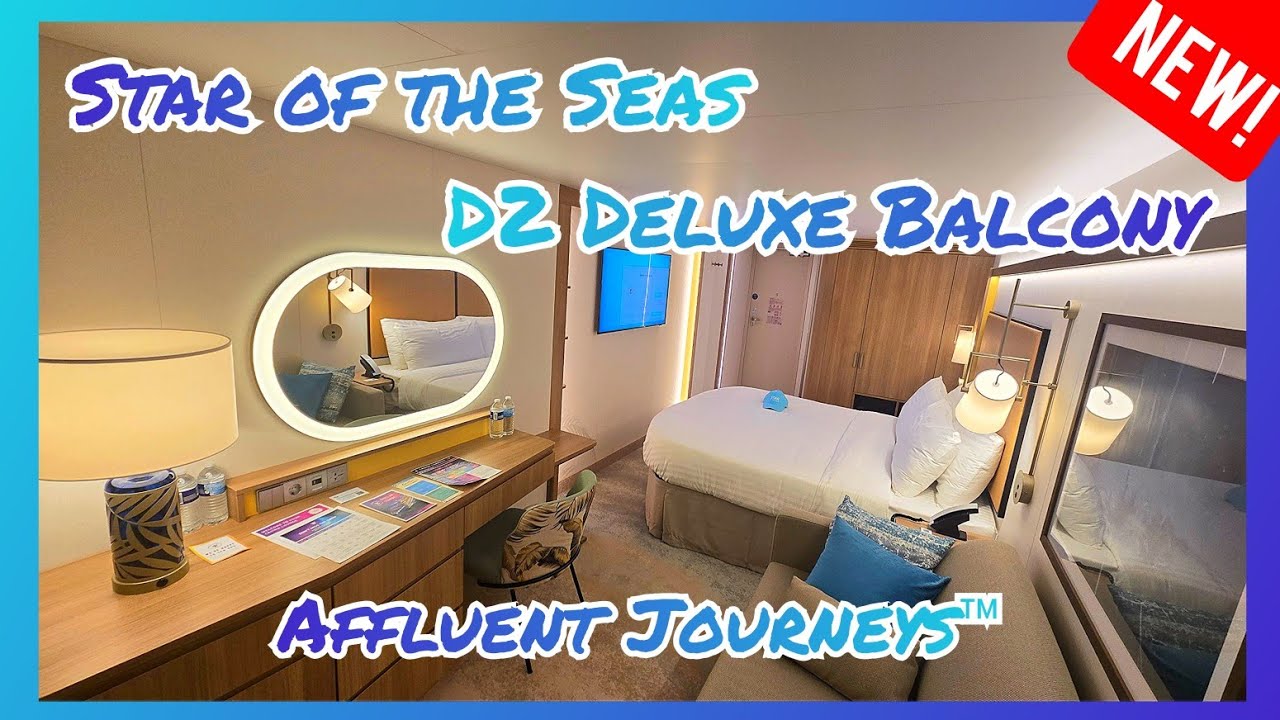 STAR of the Seas | D2 Deluxe Balcony Stateroom Tour | Affluent Journeys™