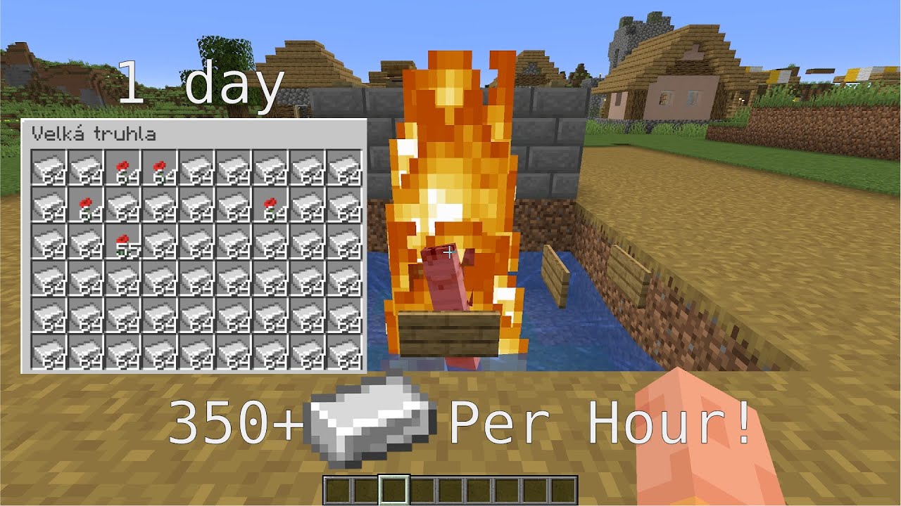 JEDNODUCHÁ IRON GOLEM FARMA! TUTORIAL