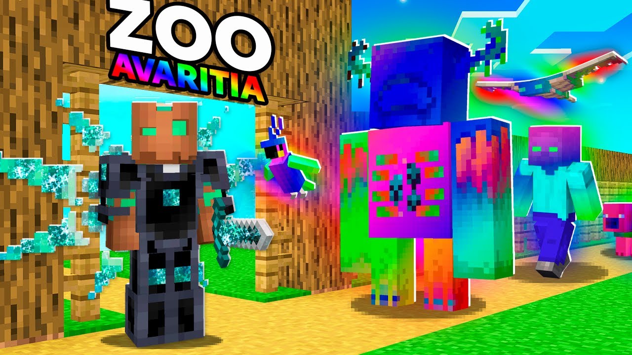 Construí un ZOO de AVARITIA en Minecraft!