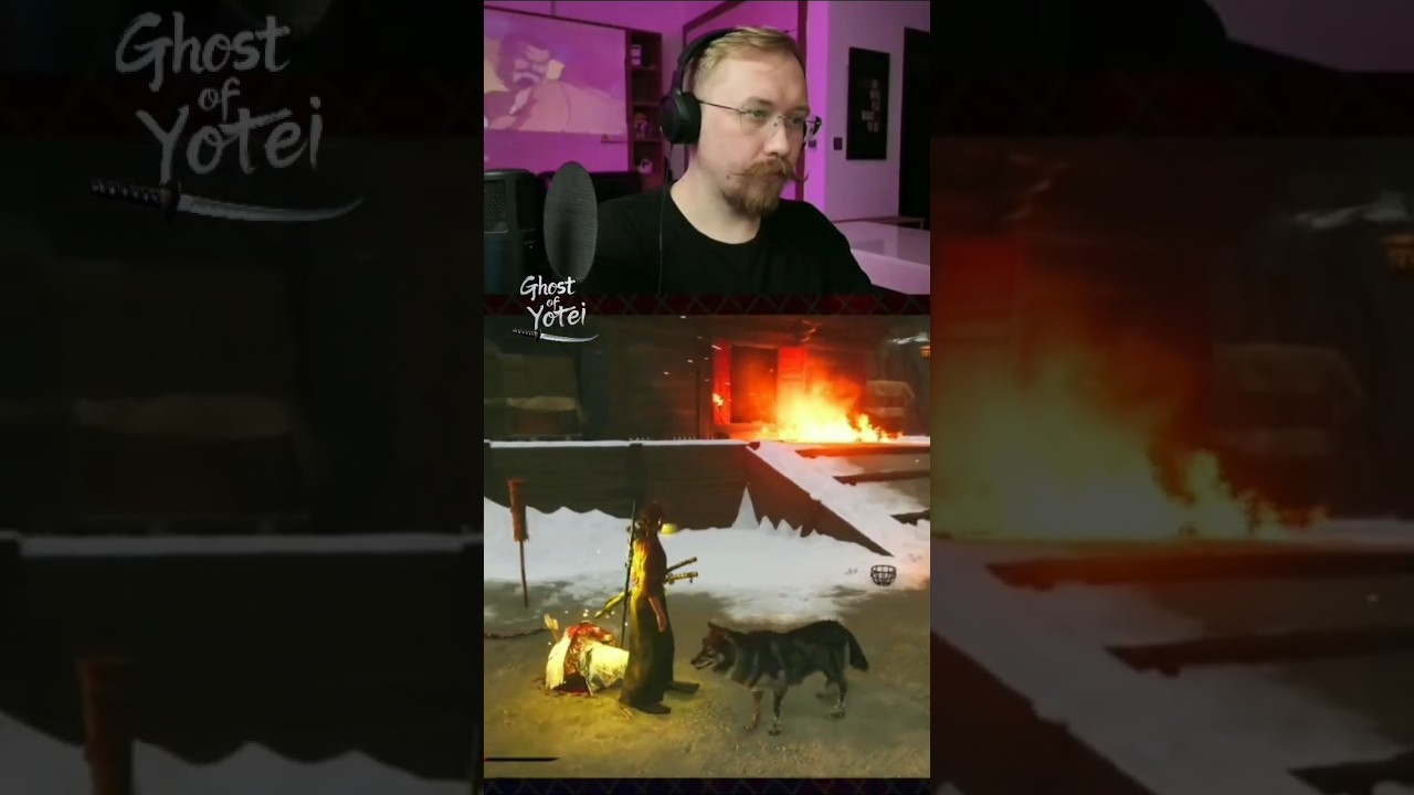 @Comilank Волчица стала чаще приходить Ghost of Yotei #ghostofyotei #game #comilank