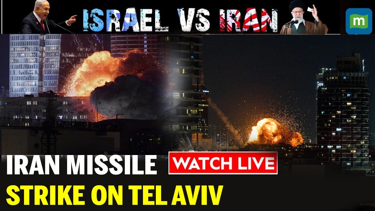 🔴LIVE Breaking: Iran Launches Massive Missile Strike on Tel Aviv | Middle East War Updates