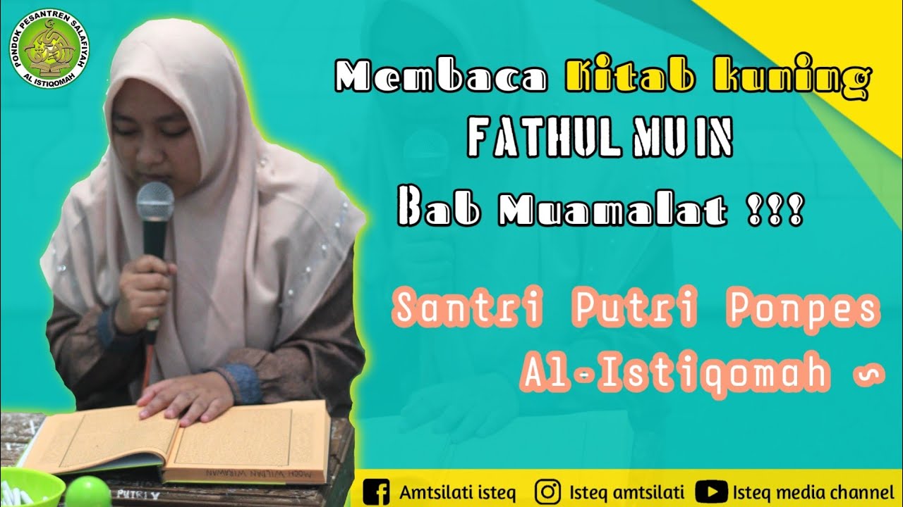 Musabaqoh Qiroatul Kutub Fathul Muin #SantriPutri #Santriisteq #MQK