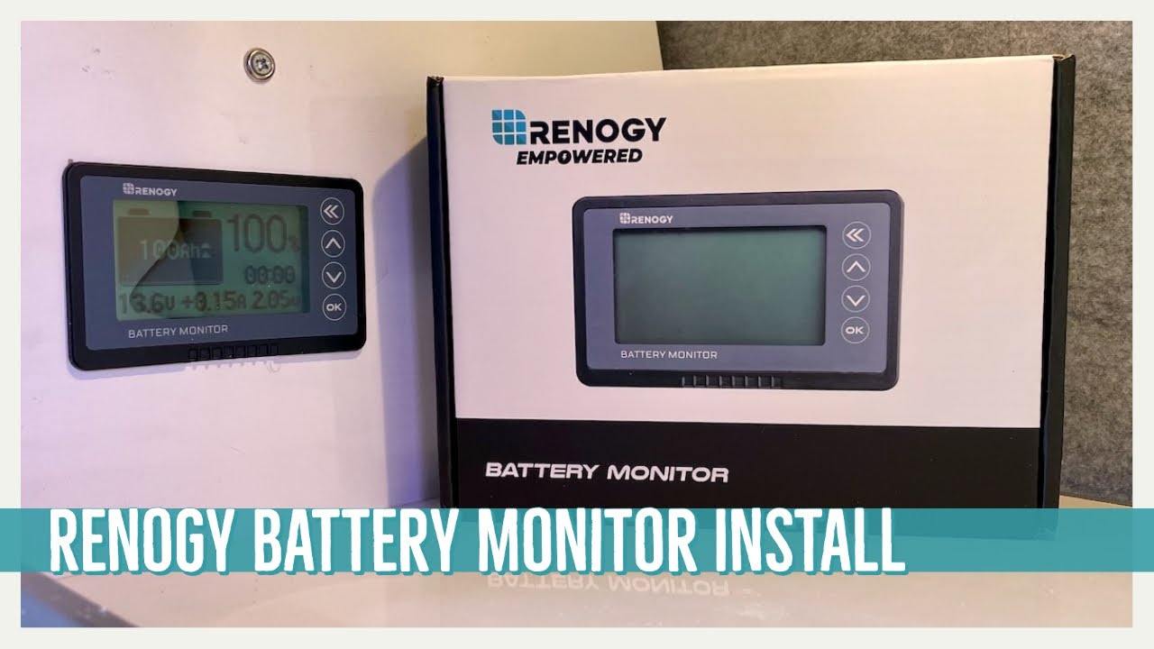 Renogy Battery Monitor - How a battery monitor works and how to install in a campervan