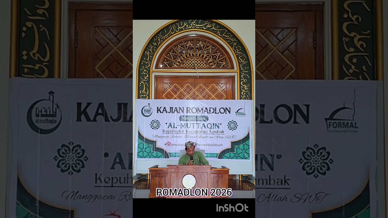 Akhlak masuk dn keluar masjid. Oleh Ust. Adi 